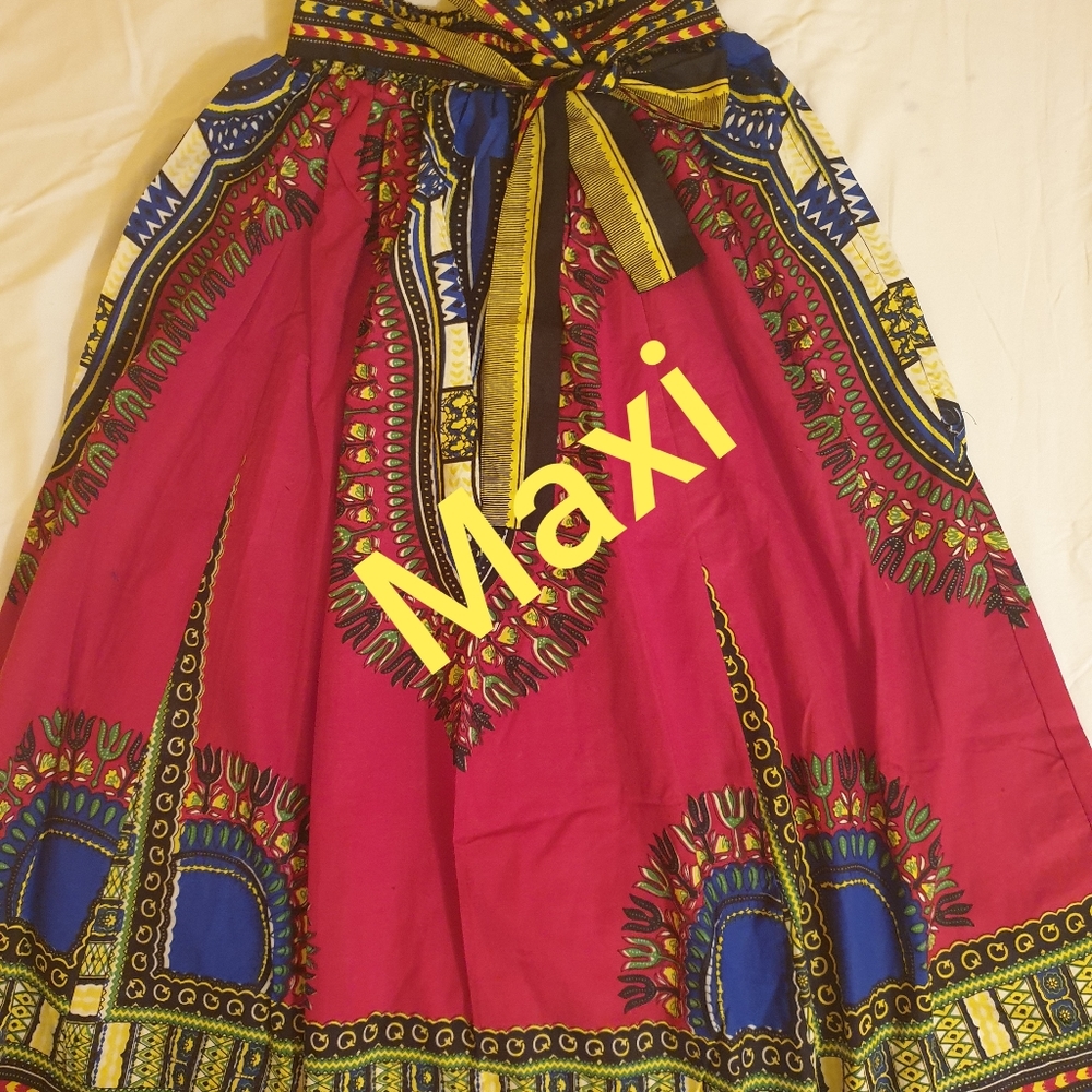 Maxi Skirt w/matching Headwrap